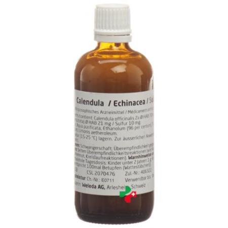 Weleda Calendula/Echinacea/Sulfur Shake Mixture 100 ml - PrimeCare Global